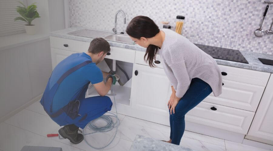 Local water heater installation in Brazil, IN